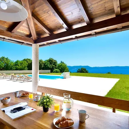 Luxury Panorama With Amazing Seaview In Gondolici 7 Km From Rabac Guest house 4*