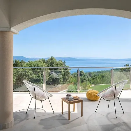 Luxury Panorama With Amazing Seaview In Gondolici 7 Km From Rabac Guest house Labin (Istria)