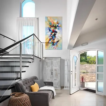 Luxury Panorama With Amazing Seaview In Gondolici 7 Km From Rabac Villa *