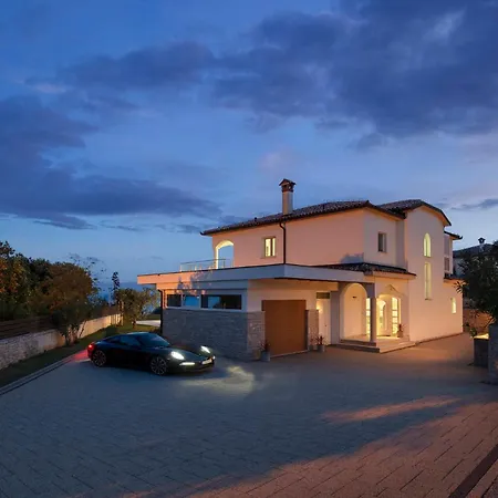 Luxury Panorama With Amazing Seaview In Gondolici 7 Km From Rabac Vila