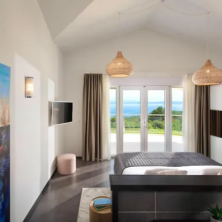 Luxury Panorama With Amazing Seaview In Gondolici 7 Km From Rabac 라빈