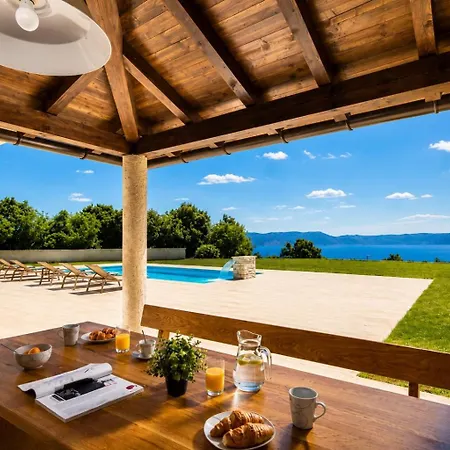 Vila Luxury Panorama With Amazing Seaview In Gondolici 7 Km From Rabac