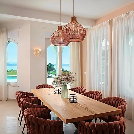 Luxury Panorama With Amazing Seaview In Gondolici 7 Km From Rabac Labin (Istria)