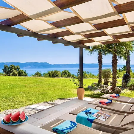 Luxury Panorama With Amazing Seaview In Gondolici 7 Km From Rabac 빌라 *